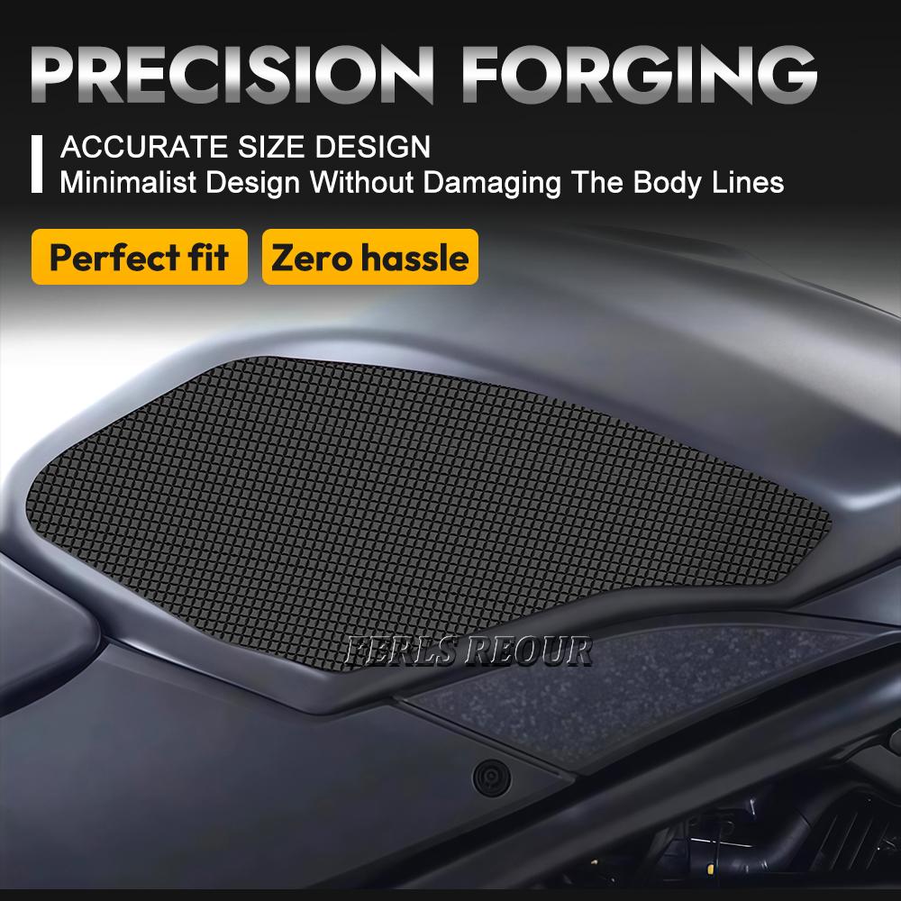 For SUZUKI SV650 2017-2025 Motorcycle Waterproof Pad Rubber Non-Slip Side Fuel Tank Stickers
