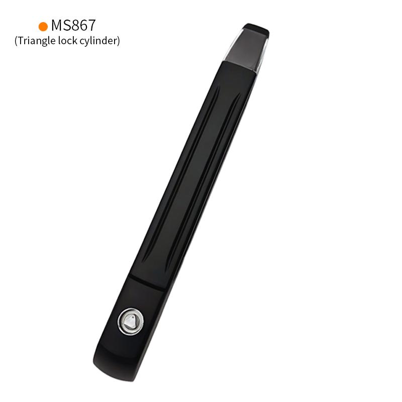 Tuoxin MS867 Flat Lock Industrial Cabinet Lock Distribution Box Lock Electric Cabinet Lock Energy Storage Cabinet Lock (as the picture,Steel Door&Zinc Alloy&Door Lock)