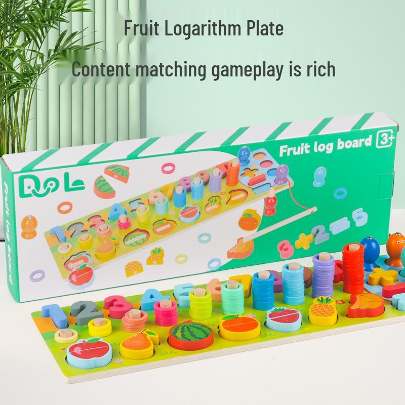 Toddler Number Puzzle Blocks for Early Education and Brain Development Ages 1-3 Boys & Girls