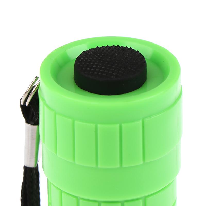 Mini Portable Abs Multifunctional Mini Strong Light Flashlight 9Leds Use Aaa Battery Flashlight Camping Emergency Flashlight