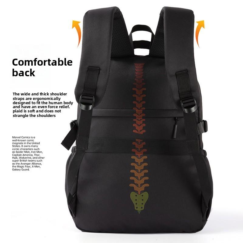 America Iron Captain Backpack Lightweight Breathable Schoolbag