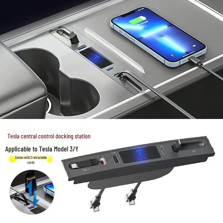 PD Fast Charging Multifunctional Dock for Tesla Model 3/Y