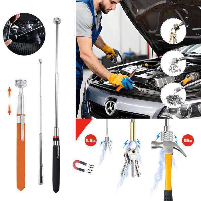 Telescopic Magnetic Pick Up Tool Magnet Retrieval Stick (1.5LB 5LB 10LB 15LB) for Car Repairing Machinery Maintenance Car Tools