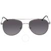 Calvin Klein Grey Gradient Pilot Unisex Sunglasses Ck20120s 045 55