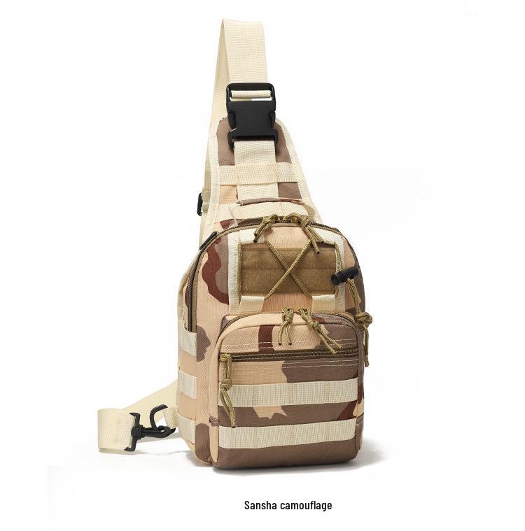 Tactical Camouflage Chest Rig Bag - Oxford Cloth Crossbody for Cycling & Sports