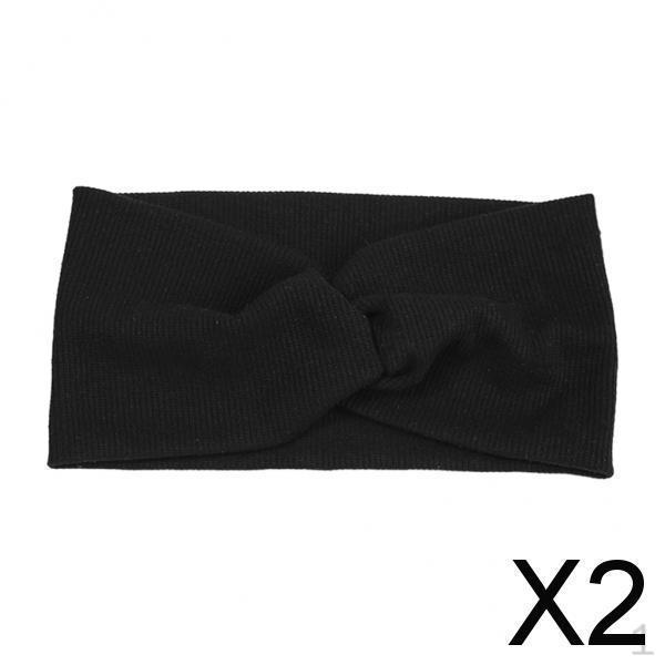 

2 шт. Повязки на голову для женщин Милые повязки для волос Модная повязка-тюрбан Повязка на голову Аксессуары