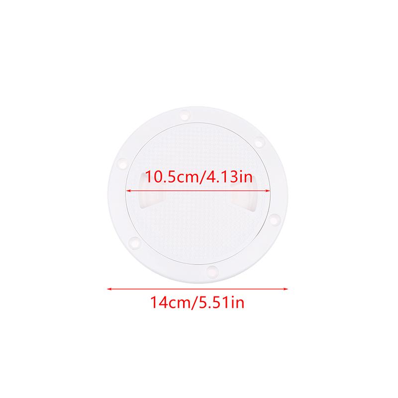 

Abs Plastic Round Non-Slip Inspection Hatches Screw Out Access Hatch Cover 4 6 8 With Detachable Cover For Kayaks Yacht 4inch белый