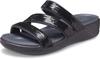 Crocs Sandals Crocs Boca Sequin Strappy Wedge Black 23cm Women's 2.0 Women's