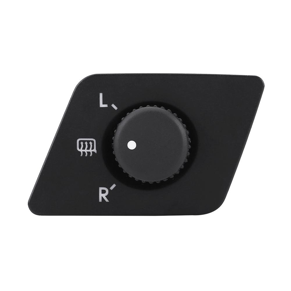 Car Side View Mirror Rear View Mirror Switch Adjust Control Knob with Heat for