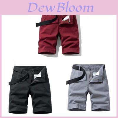 Summer Men Cargo Shorts With Water Wash Cotton Fabric For Teen Casual Wear