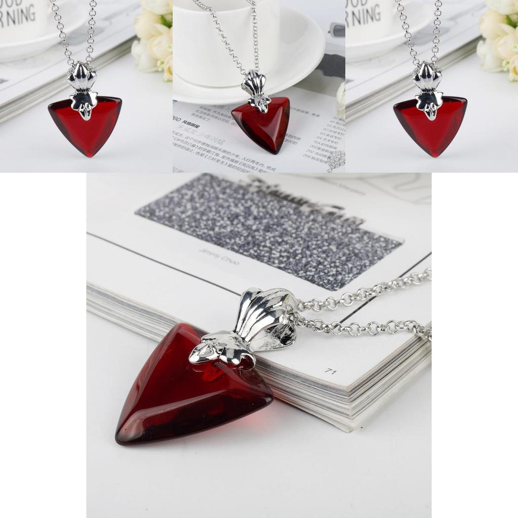 Fate Night Tohsaka Rin Collectors Edition Necklace With Heartshaped Pendant For Fans