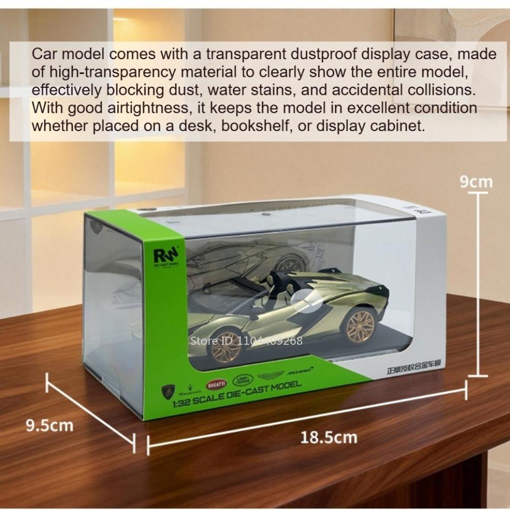1:32 Sian Car Toy Model Doors Opened Metal Body Rubber Tires Models Alloy Roadster Acrylic Box Toys Collectible Item for Child