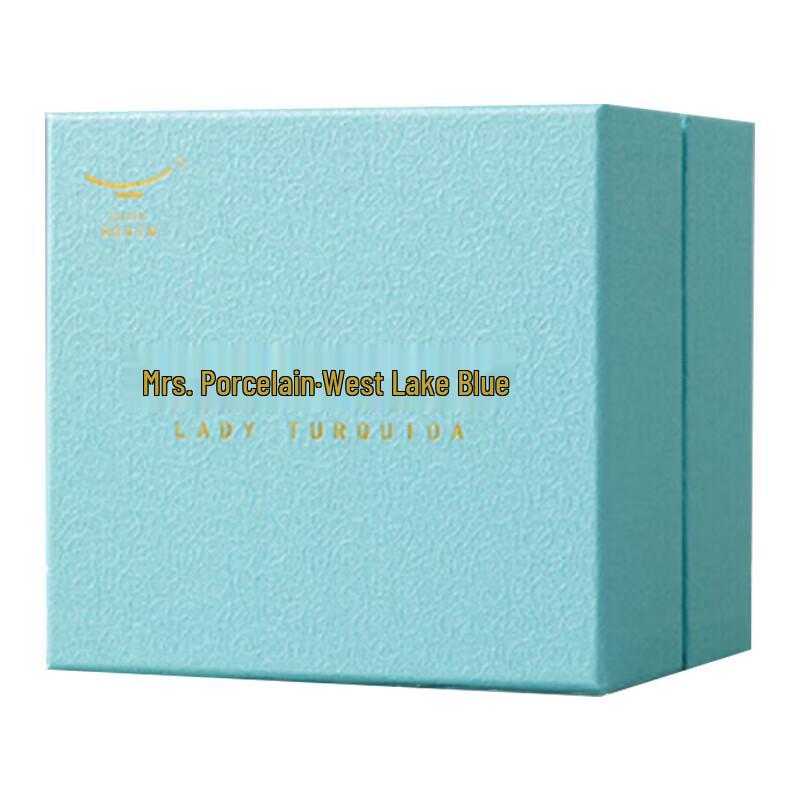 Yongfengyuan Madam Porcelain West Lake Blue 150ml Cup and Saucer Set