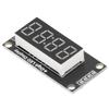 0.36in 4 Digit Digital Tube LED Blue Display Segment Module with Clock TM1637 2 Pin IO 5V