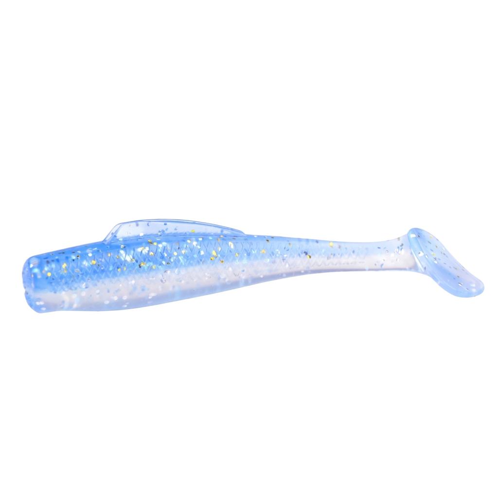 8cm T-Tail Soft with Hook, Holder Soft Worm, for Drop Shot & Fishing, Mandarin Fish & Bass