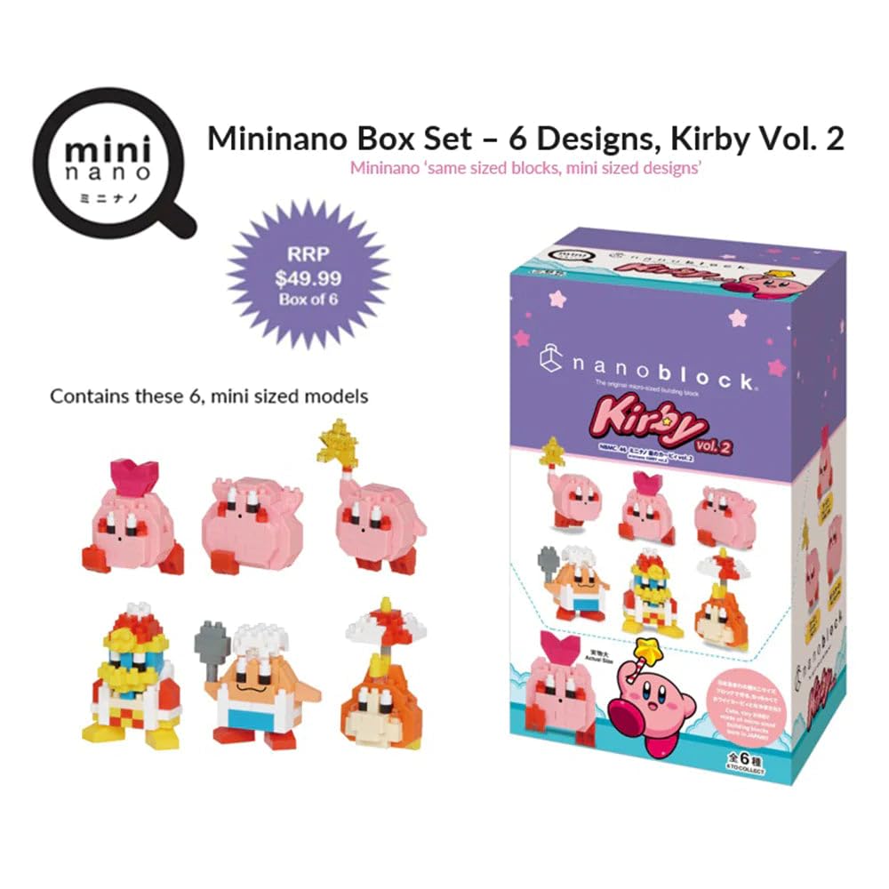 Kawada Nanoblock Mini Nano Mini Nano Kirby of the Stars NBMC_46 vol.2