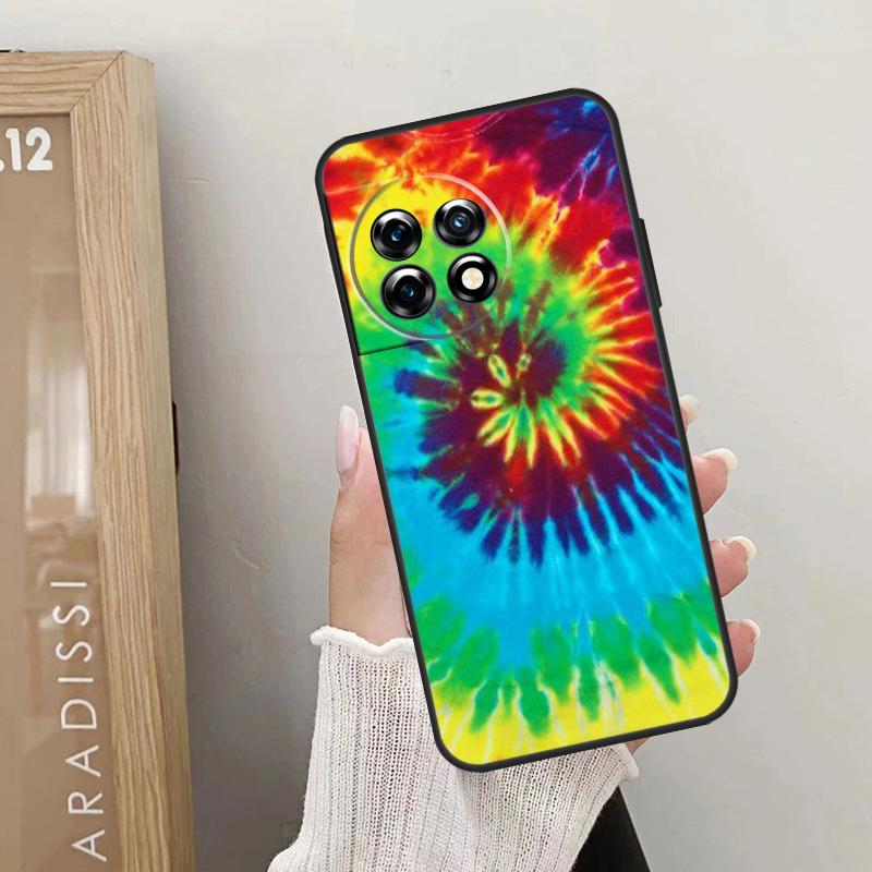 Trippy Tie Dye Hippie Art Case For OnePlus Nord 5 CE 3 4 Lite N20 N30 OnePlus 13T 13R 12R 10T 10R 10 11 12 13 15 Cover