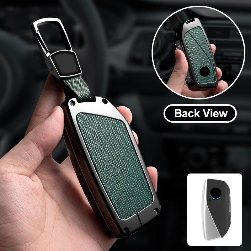 Zinc Alloy Car Key Case Cover For Bmw X1 U11 X7 G07 Xm G09 I7 7 Series G70 Lci Ix I20 U06 G81 M3 Protector Accessaries