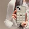 Wind Pearl Bow Mobile Phone Case Is Suitable For Iphone16Pro Transparent Silicone Soft Glitter Apple 17 Women'S Models