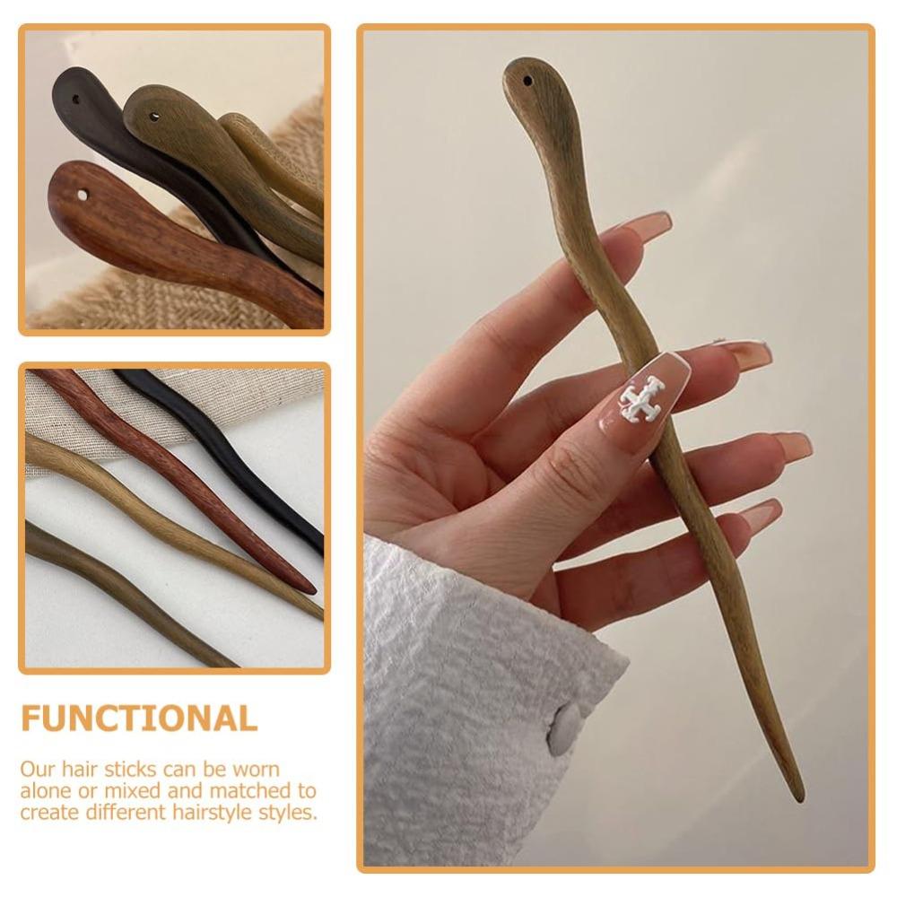 Hair Sticks Chopsticks Chinese Tortoise Shell Hairpin Hairs Clip Styling Pin Accessories for Women Hair Barrettes Accessories