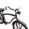 NOTRE Cannonball Light with Retro Two Mounting On/Off Switch, Design, Energy-Saving, High-Brightness LED, Brackets, Battery-Operated (Black Steel)