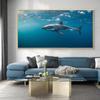 Shark Sea Animal Posters Wall Art Pictures for Living Room Modern Canvas Prints Cuadros Home Decorative Painting NO FRAME