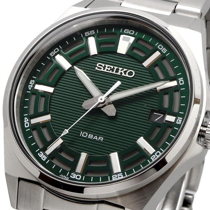 Seiko Quartz SUR503 Watch (Green)