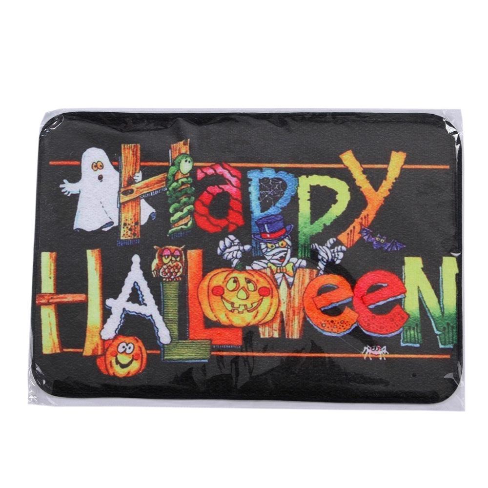 Stylish Halloween Floor Rug Rectangular Anti Slip Ground Mat Ideal For Home And Room