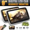 DVD Video Player USB/SD/HDMI/IR/FM TFT LCD Digital Screen Touch Button Game Remote Control 9Inches HD Car Headrest Monitor