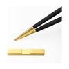 Cutipol Goa Black Gold Chopsticks and Chopstick Rests Set - 22cm GO.29 GB