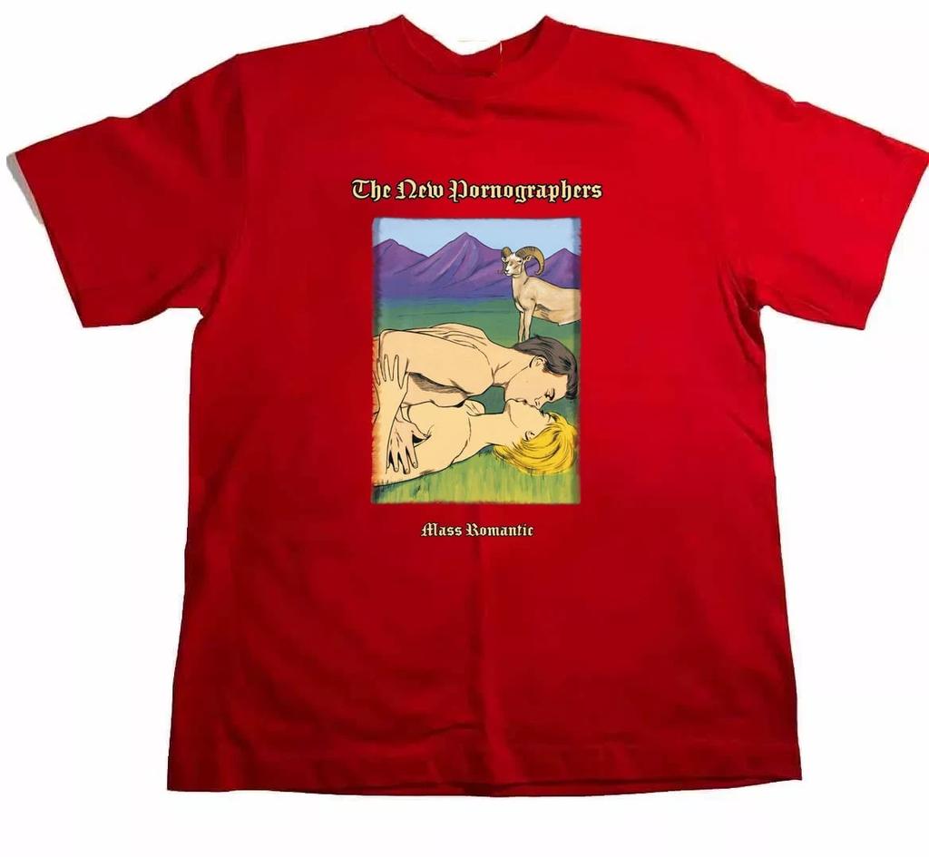 The New Pornographers Band Mass Rounisextic Album Red T Shirt Size S5xl Cs452