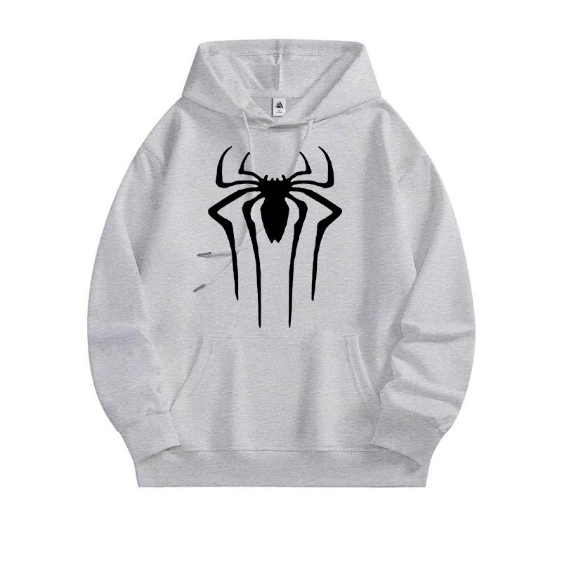 Men Women Spring Autumn Sweatshirt Spider Print Hoodie Casual Sportwear Outdoor Harajuku Pullover