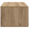 Wall Mounted TV Cabinet Artisan Oak Finish 59.5 X 41 X 30 Cm