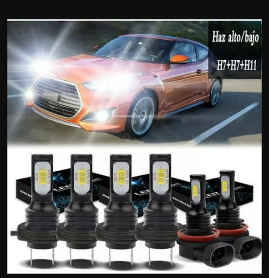 LED Scheinwerfer Kombi-Set: H11, H8, H9005, 9006, H4, H7, H13, 9007, 880, 881