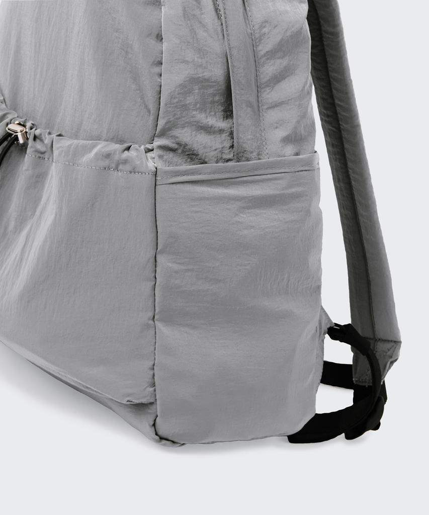 Musinsa Standard Woman Women'S Bright String Pocket Backpack [Light Grey]