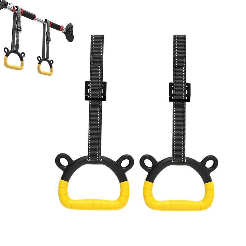 Fitness nylon Gymnastics Rings Non-Slip Fitness Home Gym Equipment Strength Training Gymnastics Equipment Full Body Workout