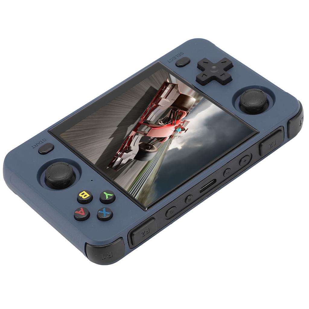 Handheld Game Console 4 Inch IPS Screen Quad Core Portable Retro Video Game Console with 2 Small Mem