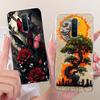 Clear For Realme X2Pro RMX1931 Casing For Realme X2 Pro Case Luxury Fashion Butterfly Funny Cute Painted Cover