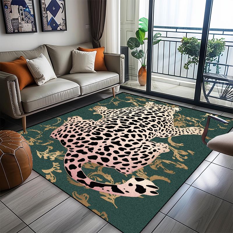 Abstract Animal Carpet Living Room American Style Home Decoration Lint-free Rugs Bedroom Lounge Coffee Tables Non-slip Floor Mat