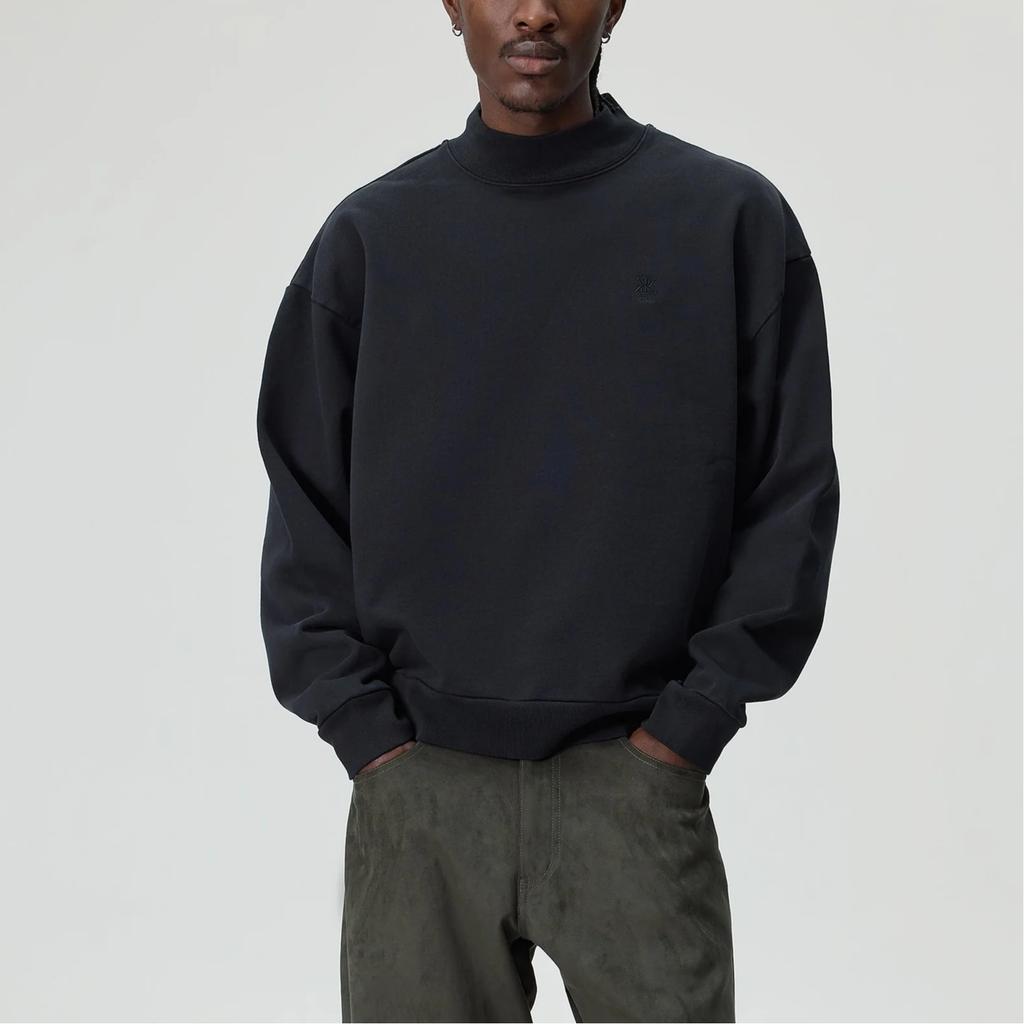 KITH Sweatshirts Men's Black Turtleneck Moderate KHM034281-001