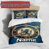 3pcs Duvet Cover Set (1*Duvet Cover + 2*Pillowcase, Without Core), Custom Name Chelsea Football Club Pattern Bedding Set, Home Bedroom Decor Gift