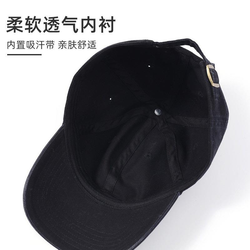 Big head circumference hat men's cap large size spring and autumn baseball cap large brim showing small face, enlarged and deepened baseball cap