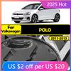 GOLF 4 5 6 7 Heiß 2026 Für VW VOLKSWAGEN VW 120mm 110mm Auto Logo Emblem Haube Vorne Und Hinten Heckmarkierung Heckemblem 6R0853600A Zubehör