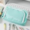 Multi Layer Pencil Case Large Capacity Kawaii Pen Box Cute Pen Holder Pouch for Students Back to School Stationery Supplies