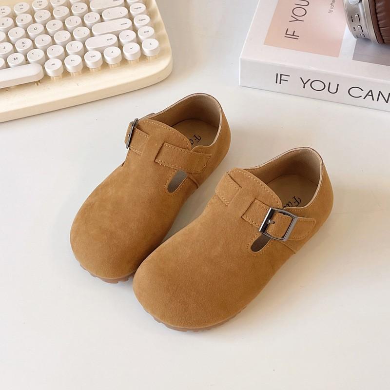 Kids Soft Sole Leather-Look Loafers Toddlers Children Breathable Casual Shoes Fall