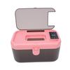 Wet Wipes Heater 3 Temperature Settings Large Capacity Wipe Warmer with Night Light for Tissue Pink
