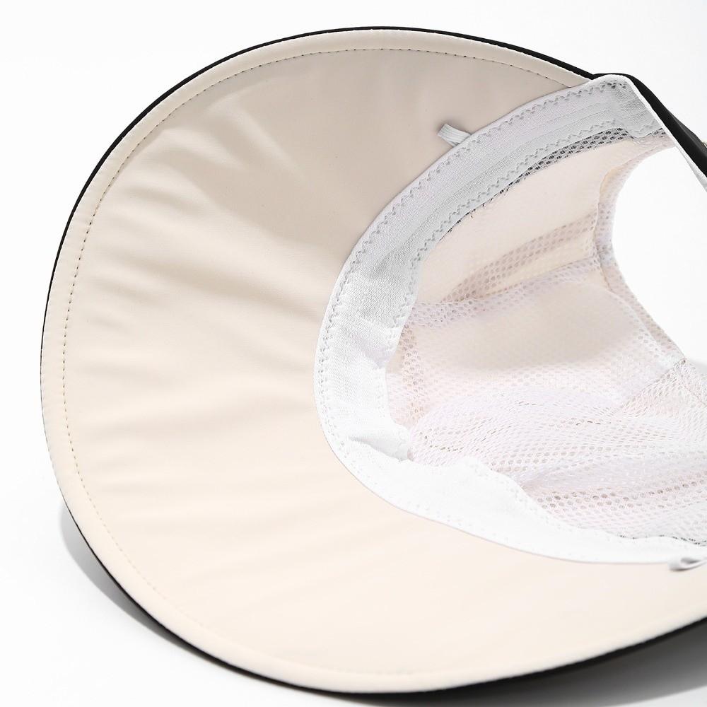 Nylon Sunscreen Sun Hat Color Blocking Empty Top Hat Breathable Sunshade Hat  Travel