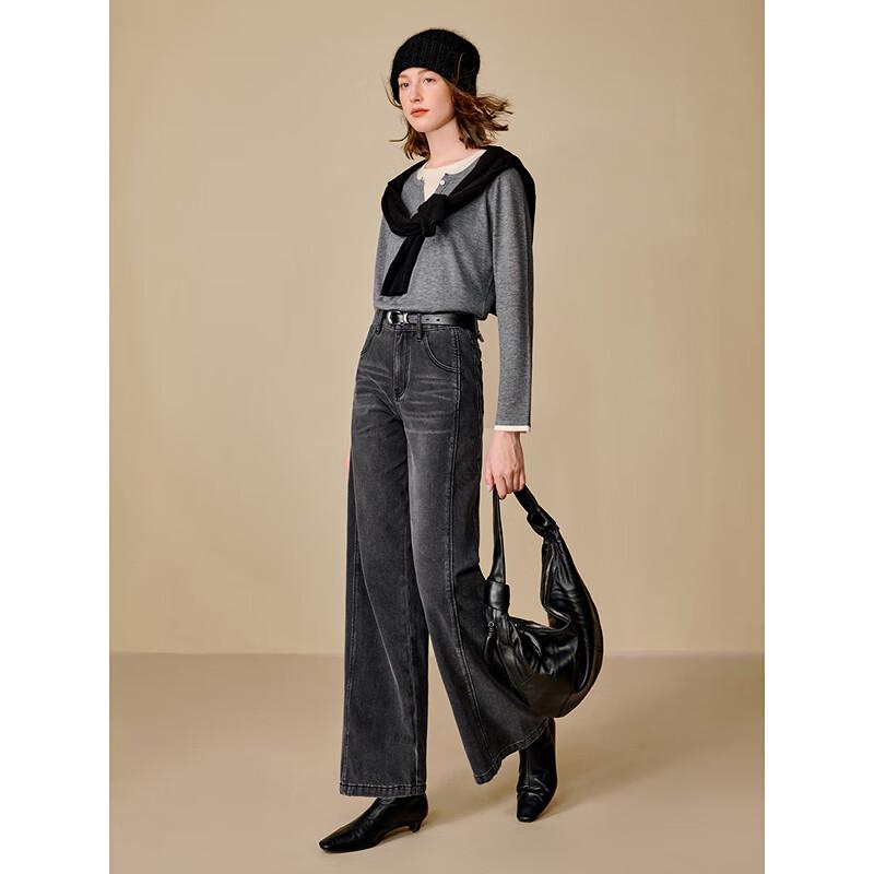 Inman Women's High-Waist Wide-Leg Jeans