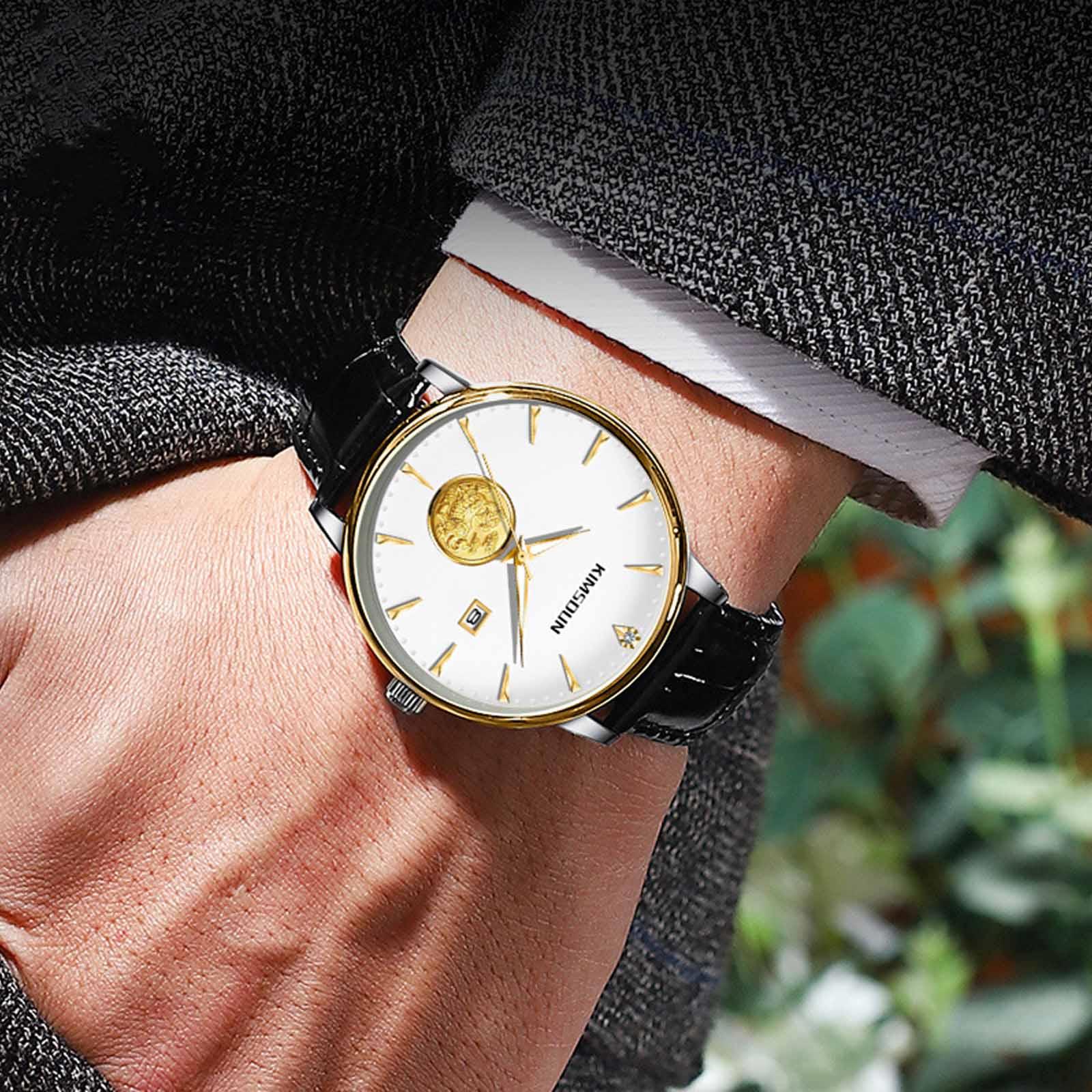 

Мужские водонепроницаемые светящиеся наручные часы-будильник для бега One Size