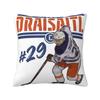 Connor McDavid  For Edmonton Oilers Fans Square Pillowcase Pillow Cover Cushion Comfort Throw Pillow for Home Bedroom